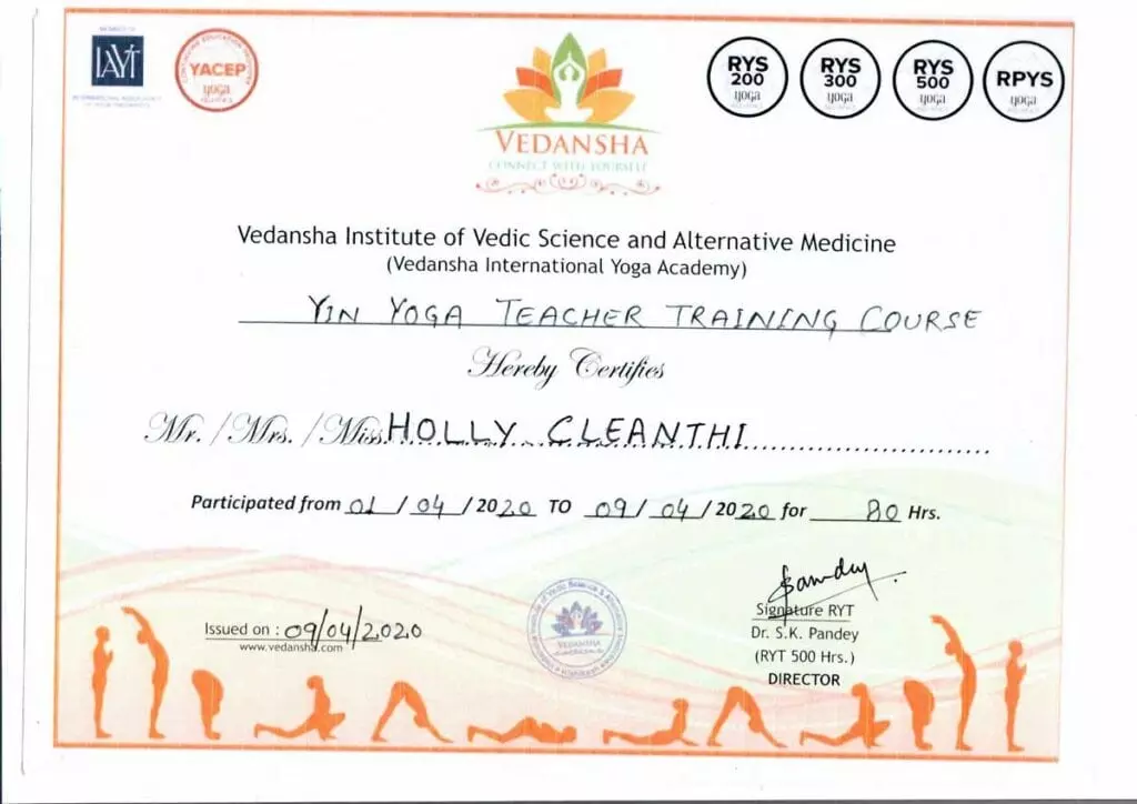 A certificate of completion for an instructor.